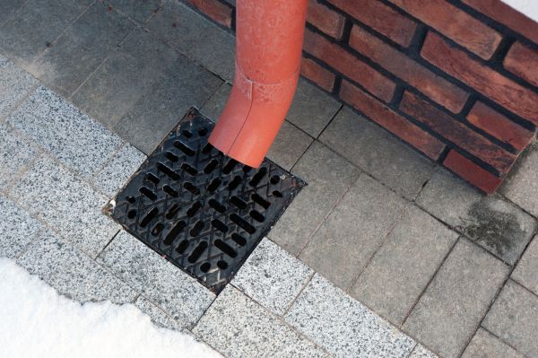 Downspout Drainage Service in Huntington