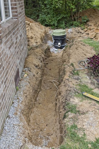 Grinder Pump Installation in Huntington
