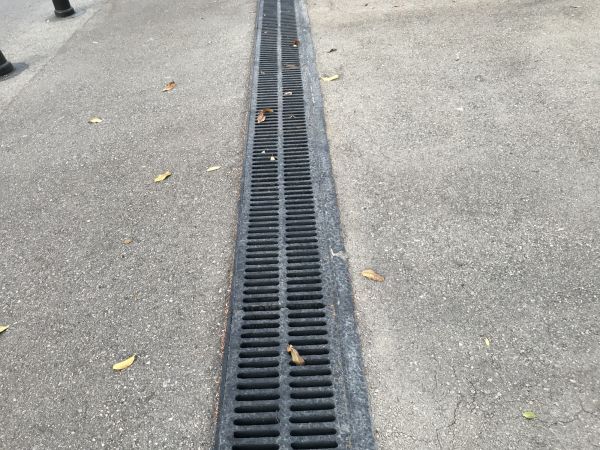 Channel Drain Replacement in Huntington